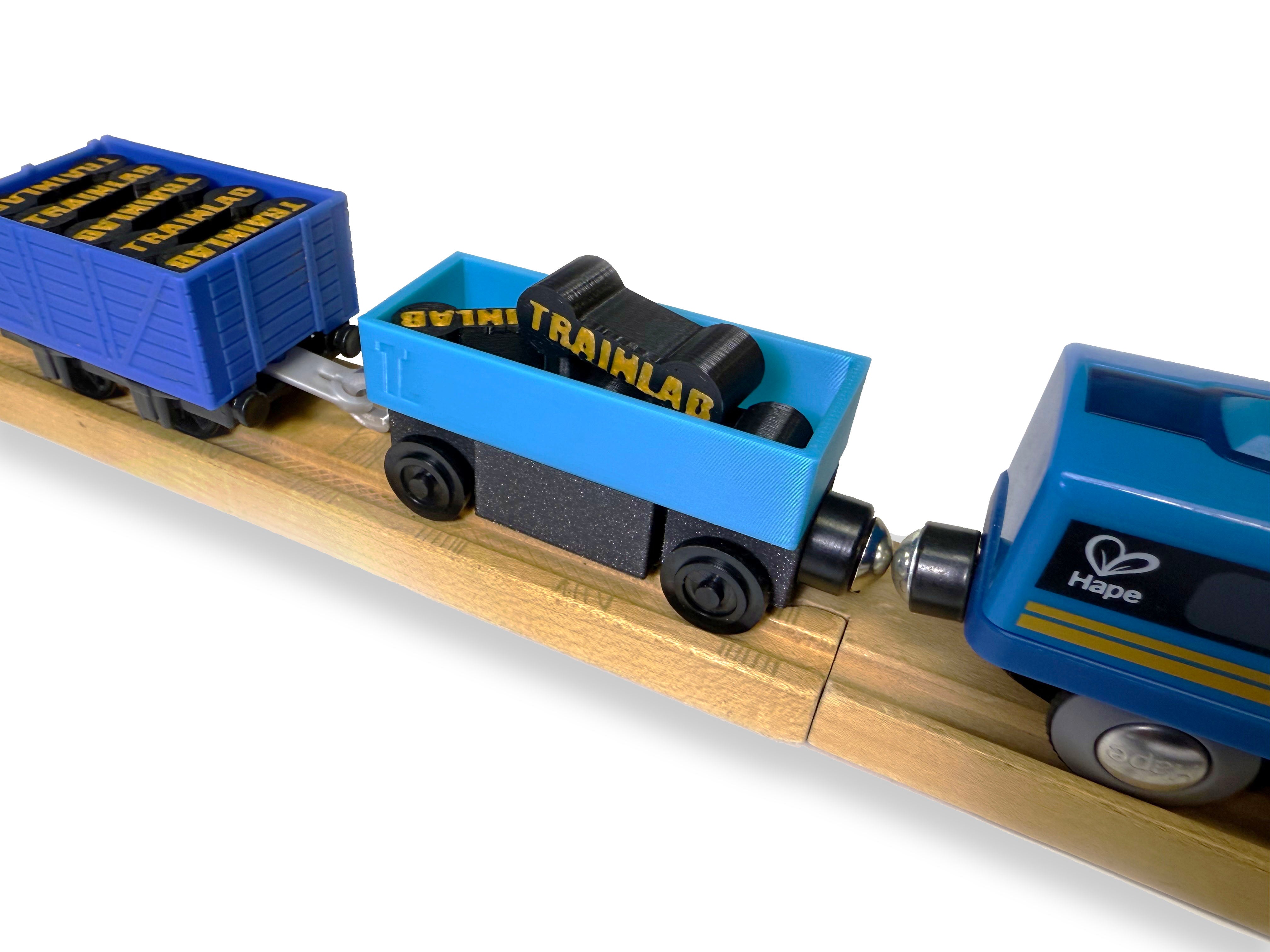 TrainLab “TrackWay Car” — The Ultimate TrackMaster-to-Wooden Railway Connector Car!