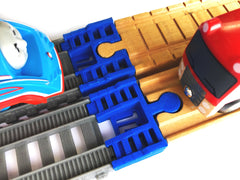 TrainLab TrackMaster (2014-current) to Wooden Railway Train Track Adapter (2pcs)