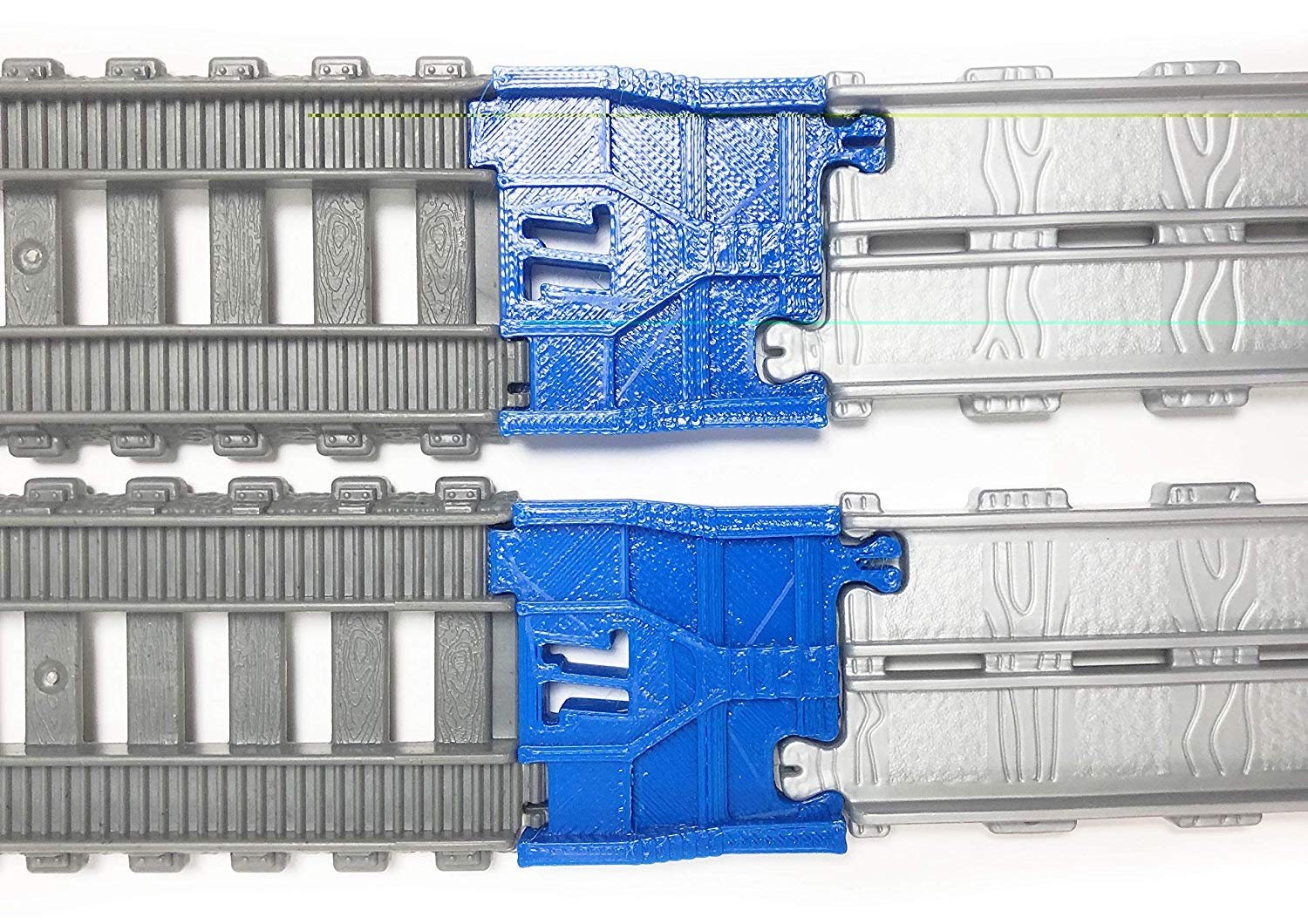 TrainLab Adapters Compatible with Thomas Adventures to Trackmaster 2014 Gray Train Tracks (NiteBrite)