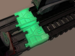 TrainLab Adapters Compatible with Thomas Adventures to Trackmaster 2014 Gray Train Tracks (NiteBrite)