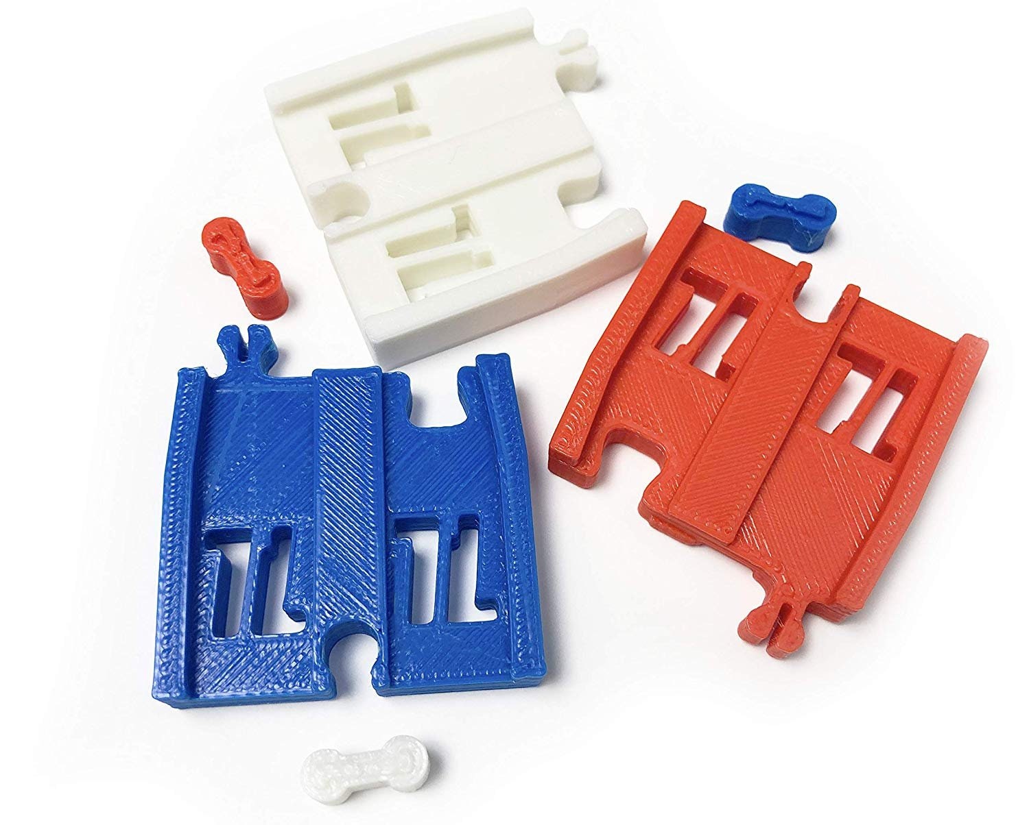 TrainLab Adapters Compatible With Thomas Adventures to Thomas Take-n-Play Train Track adapters (2 pcs)