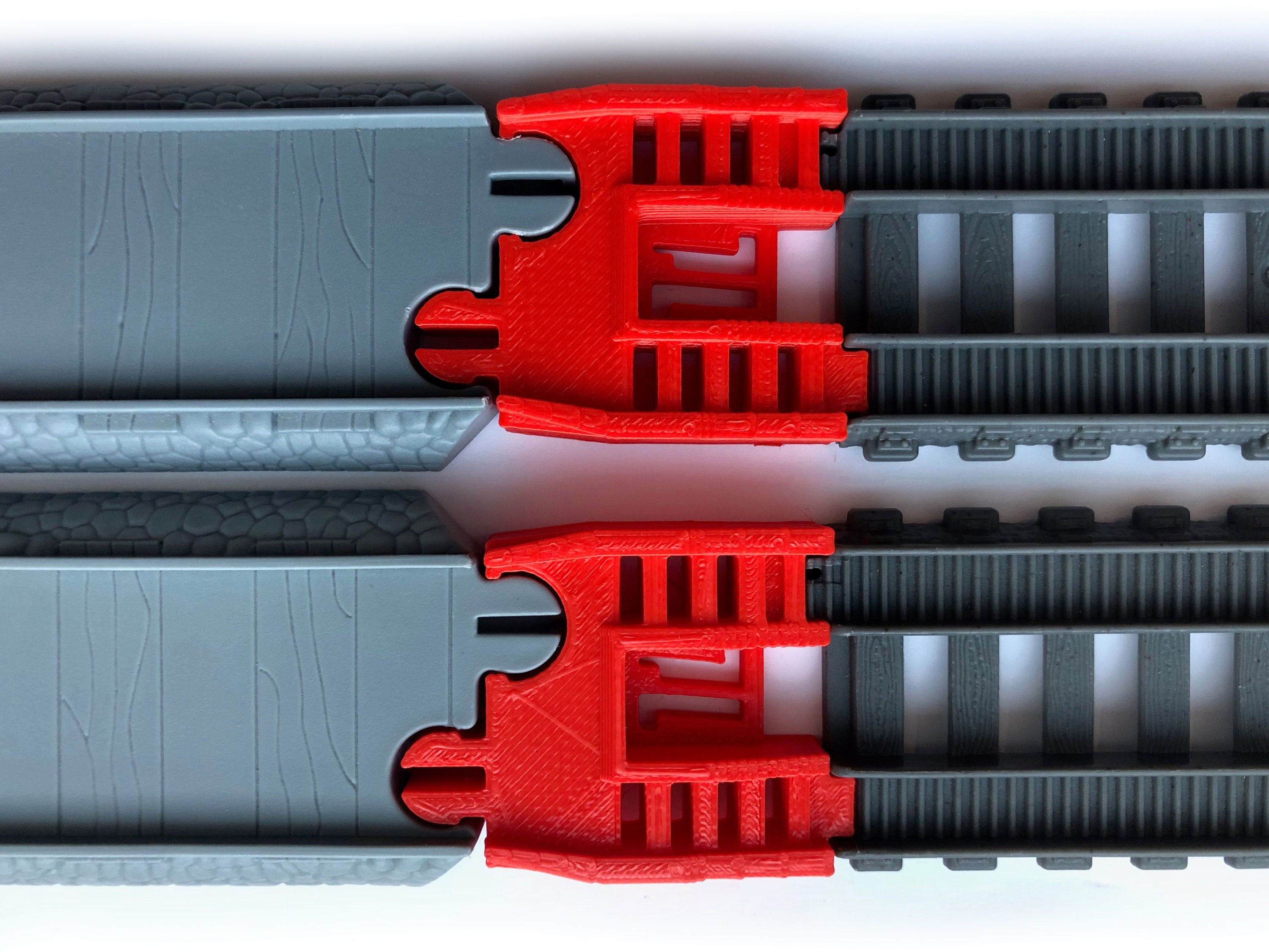 TrainLab adapters compatible with Learning Curve Thomas & Friends to new TrackMaster (gray 2014) Tracks