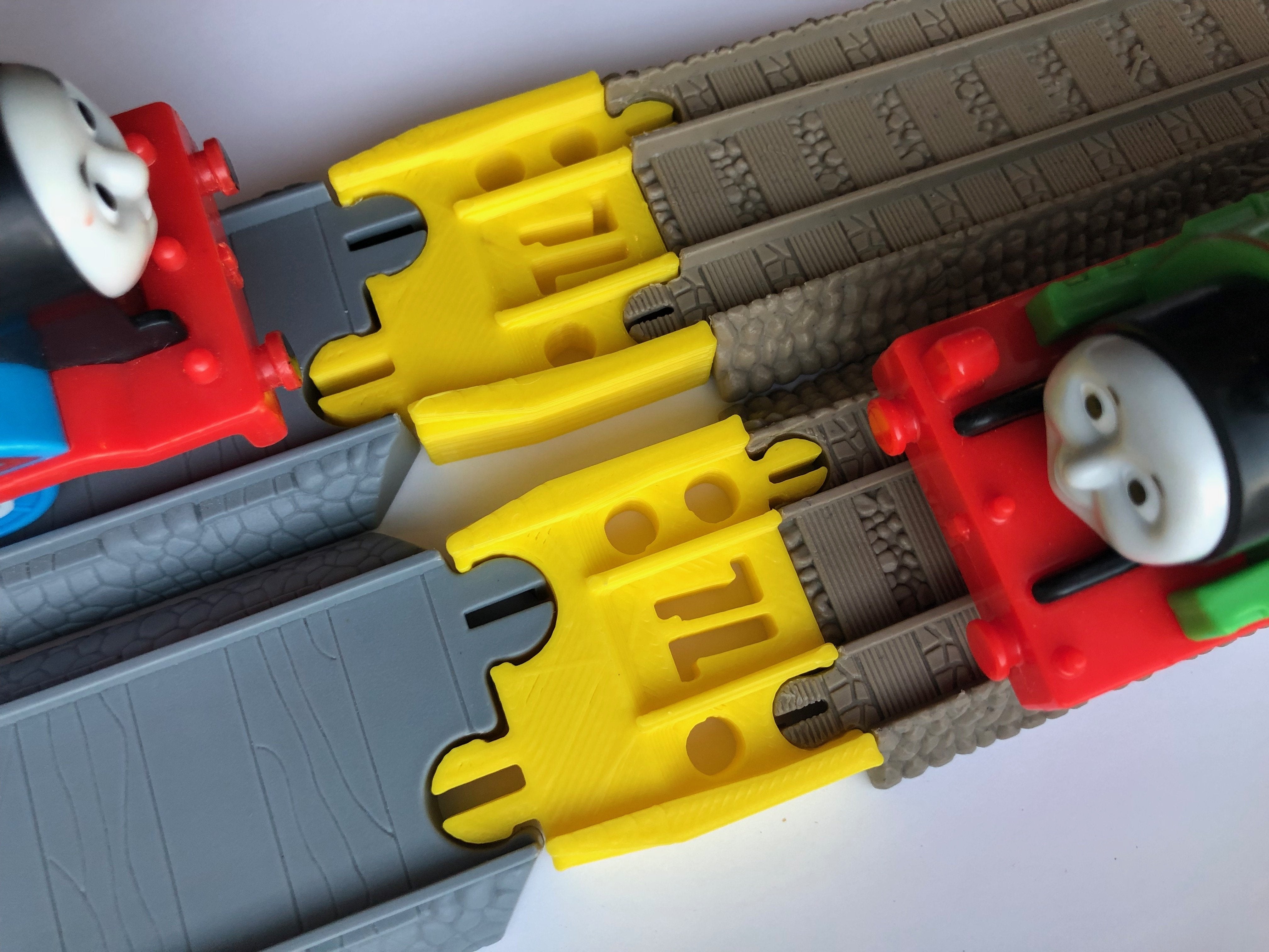 TrainLab Learning Curve Thomas and Friends to old TrackMaster (2009 brown) track adapters (2pc)