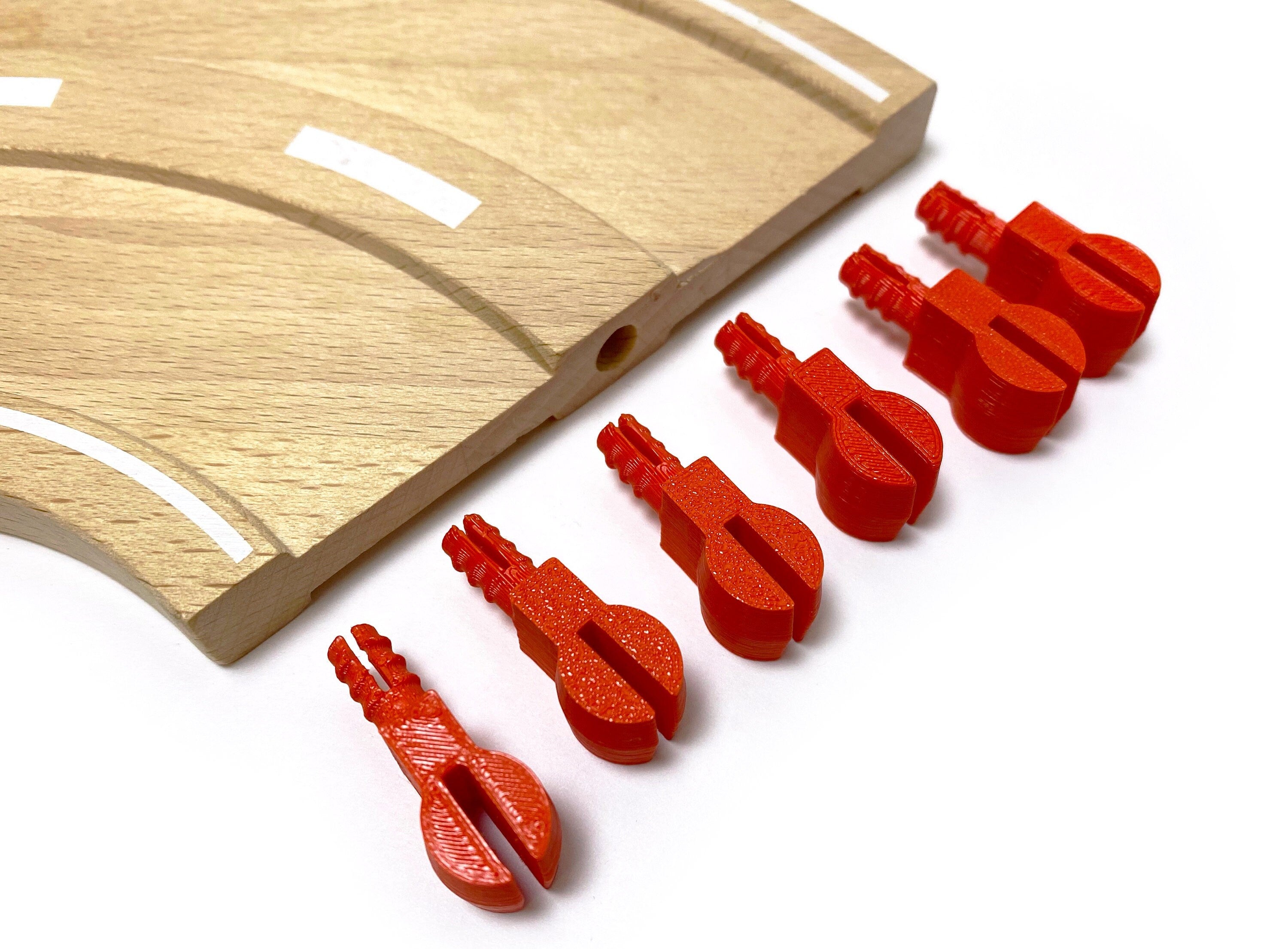 Trainlab Pegbones for Repairing Broken Wooden Railway Connectors Compatible with BRIO and Thomas Tracks (6pcs)