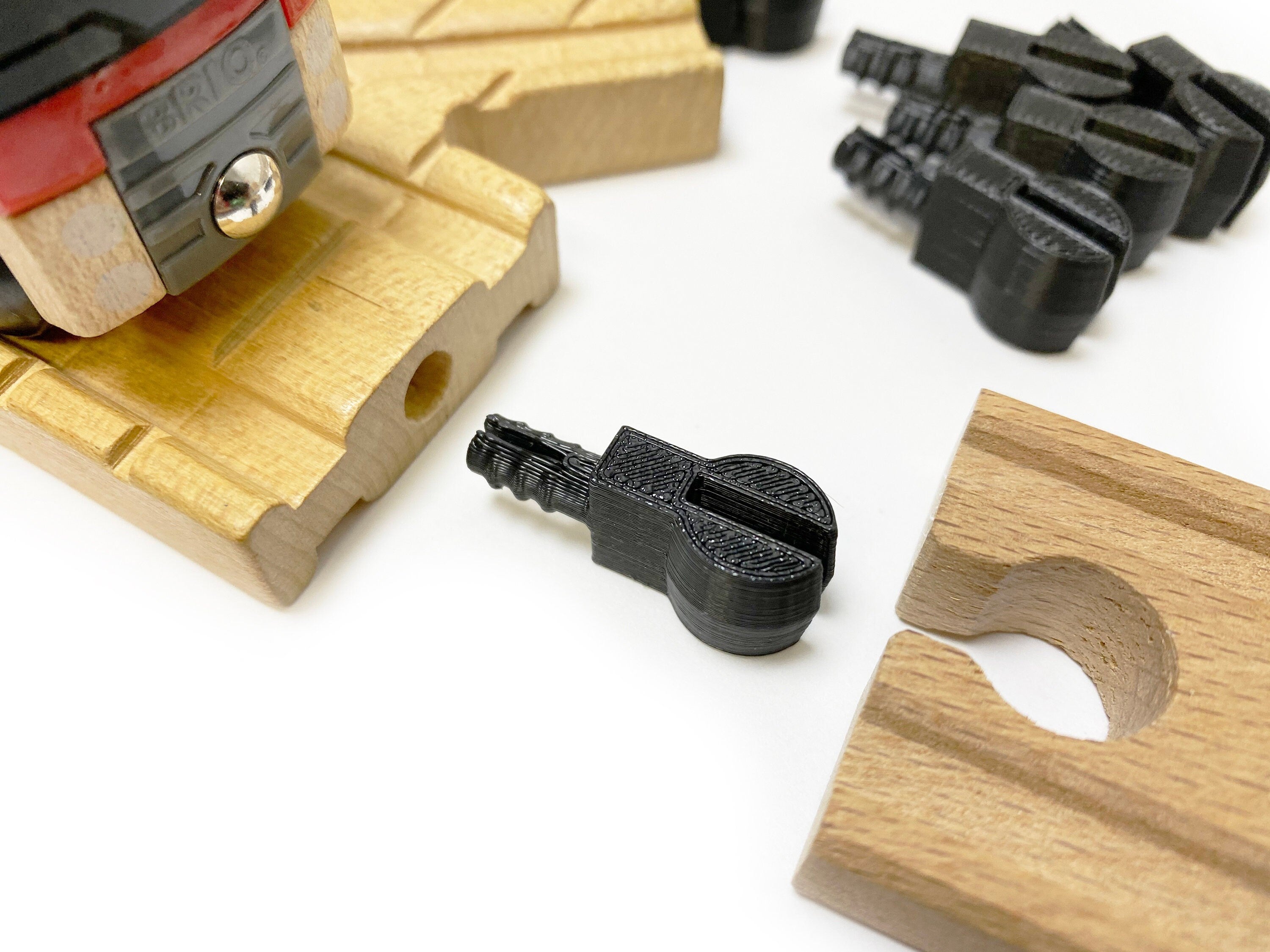 Trainlab Pegbones for Repairing Broken Wooden Railway Connectors Compatible with BRIO and Thomas Tracks (6pcs)