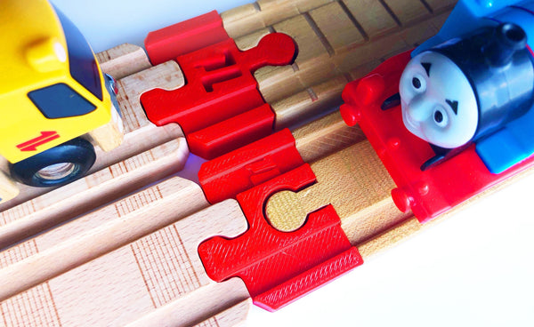 Thomas wood 2018 train track adapters to wooden railway for brio 2pcs