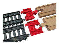 TrainLab Adapter 2pk for TrackMaster 2014 to Wooden Railway