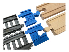TrainLab Adapter 2pk for TrackMaster 2014 to Wooden Railway
