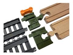 TrainLab Adapter 2pk for TrackMaster 2014 to Wooden Railway