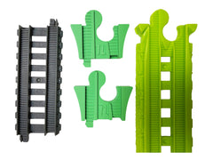 TrainLab Train Track Adapter, 2-Pack, Compatible with Thomas & Friends TrackMaster Tracks — 2014 Gray & 2026 Easy Connect, USA Handmade
