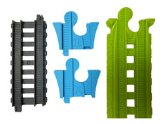 TrainLab Train Track Adapter, 2-Pack, Compatible with Thomas & Friends TrackMaster Tracks — 2014 Gray & 2026 Easy Connect, USA Handmade