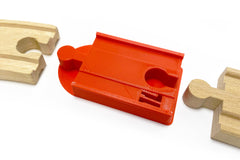 NEW! TrainLab Bridge Adapters for DUPLO-TYPE and Brio Wooden Railway with Personalization Option! (1pc)