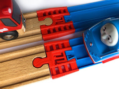 TrainLab Wooden Railway to Plarail Train Track Adapters