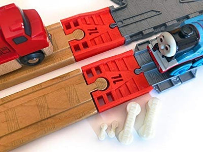 TrainLab Take-n-Play to wooden railway adapter with Dog Bones — image 1 of 4
