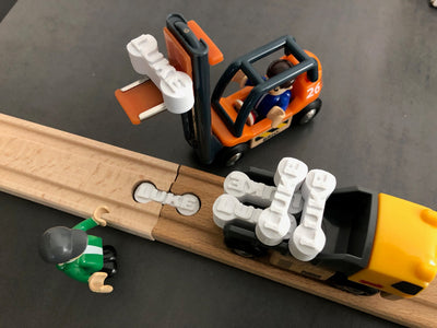 TrainLab personalized Dog Bones for wooden railway track — image 1 of 2