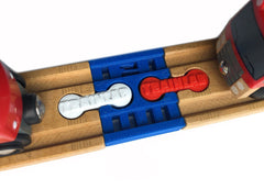 TrainLab Track Connector Female to Female Wooden Railway. Includes 2 Dog Bone Track connectors!