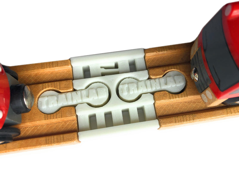 TrainLab female-to-female wooden railway connector with Dog Bones — image 6 of 7