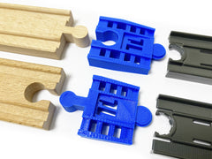 TrainLab Adapter for INTELINO Smart Train to Wooden Railway Adapter (2 pcs)