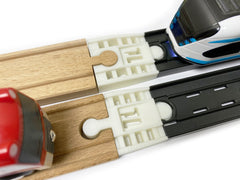 TrainLab Adapter for INTELINO Smart Train to Wooden Railway Adapter (2 pcs)