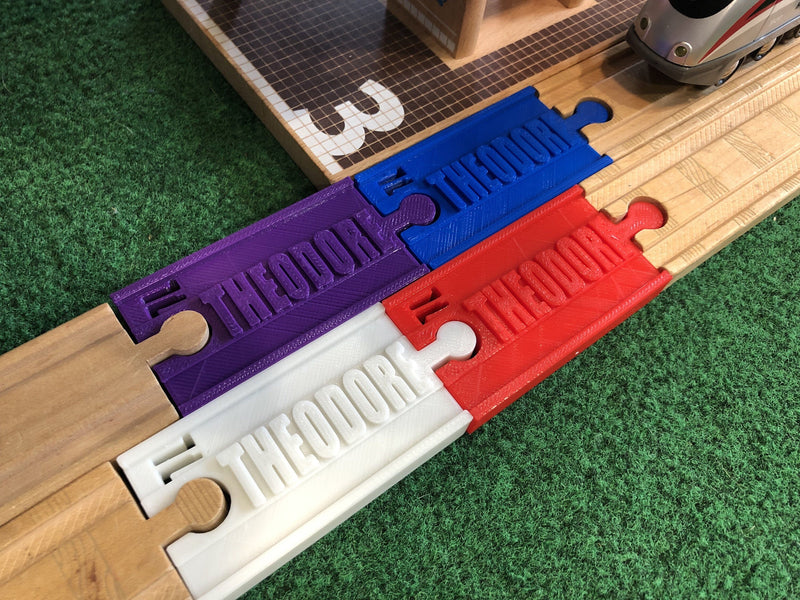 TrainLab personalized name track for wooden railway — image 2 of 8