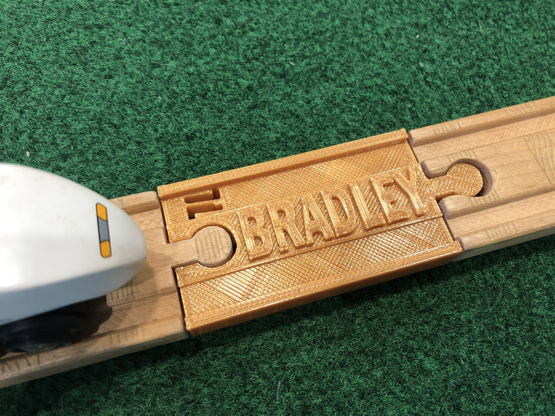 TrainLab personalized name track for wooden railway — image 4 of 8