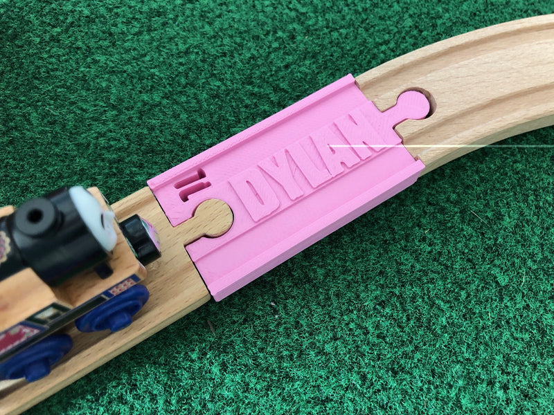 TrainLab personalized name track for wooden railway — image 6 of 8