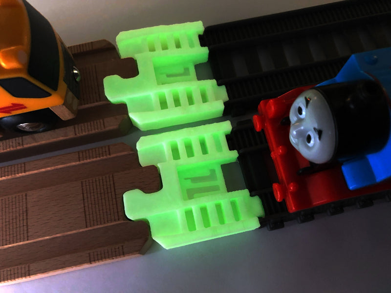 TrainLab Thomas Wood 2018 to TrackMaster 2014 adapter pair — image 4 of 6
