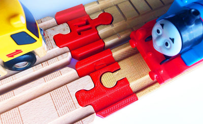 TrainLab Thomas Wood 2018 to wooden railway adapter pair — image 1 of 7