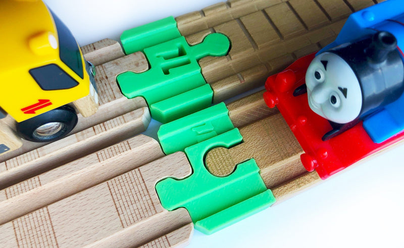 TrainLab Thomas Wood 2018 to wooden railway adapter pair — image 3 of 7