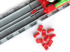 TrainLab Take-n-Play Dog Bones Train Track adapters. Connects Female to Female Take-n-Play Tracks (10pcs) (NiteBrite)